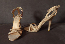 Forever 21*Stielettos*Riemchen-Sandaletten*Pumps*Gold-Glitzer*Gr. 38