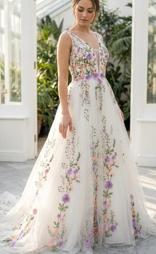 Garten hochzeit brautkleid - garten,