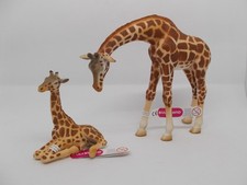 Bullyland Bully = 63668 63669 Giraffe + Cub = Wildlife Wildtiere Afrika Neu