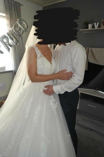 Brautkleid demetrios größe - brautkleid,