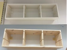 Ikea TROFAST Wandspielzeug kleine Dinge Aufbewahrungseinheit, Kiefer, schwarz, weiß