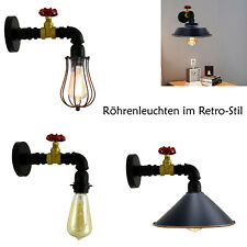 Retro Industrial Wasserrohr Hängelampe Pendelleuchte Rohr Vintage Loft Cafe E27