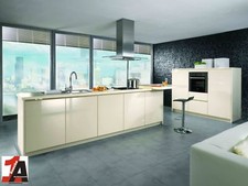 Elementa Star Einbauküche Highline Hochglanz Küche grifflos