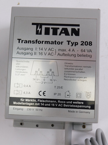 Titan transformator lichttrafo - titan, transformator/lichttrafo