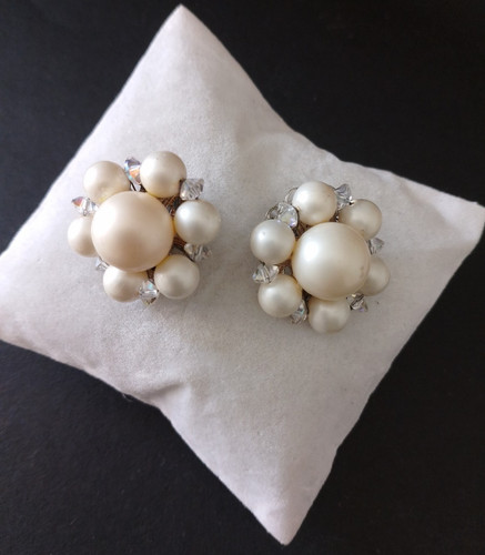 Ohrclips modeschmuck vintage - modeschmuck,