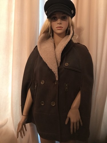 Burberry brit lammfell poncho - burberry,