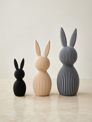 Deko osterhasen druck - osterhasen, 3d
