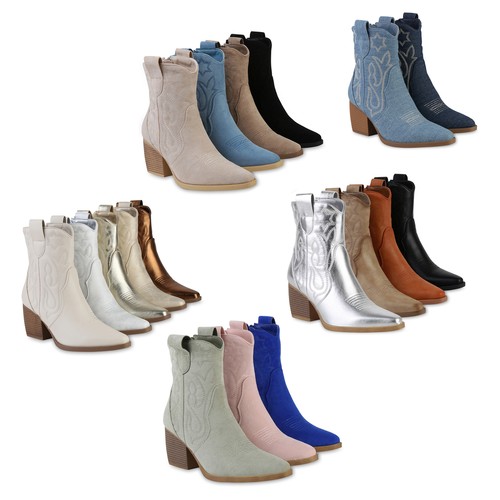 Van hill damen cowboy boots - van,