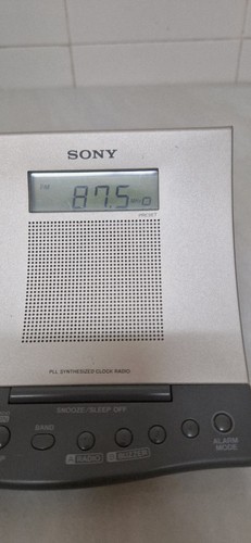 Radio despertador vintage sony - despertador,