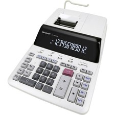 Sharp Tischrechner druckend