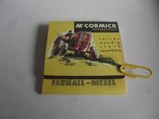 Streichholzschachtel , Mc Cormick , Farmall-Diesel IH , Ackerschlepper
