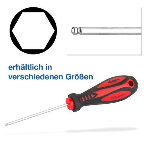Sechskant kugelkopf - sechskant,