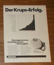 Seltene Werbung KRUPS NOVA
