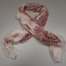 RAM NAM Halstuch Stola Kopftuch Benares Mantra Schal dupatta  WEISS  90x190 cm