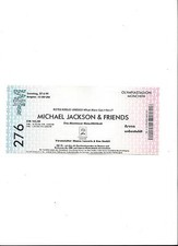 Sammler Ticket: MICHAEL JACKSON 27.06.1999 München Olympiastadion, not used