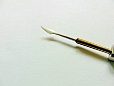 Lanzenmesser / Fremdkörpernadel / Modellbau Messer - 5mm - gebogen