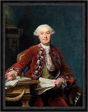 Ulrik Scheffer Alexander Roslin Barock Samtjacke Mode Briefe Mantel Faks_B 00369