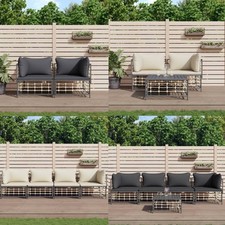 Garten-Lounge-Set mit Kissen