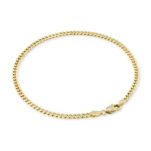 10k gelbgold 3mm miami - 10k,