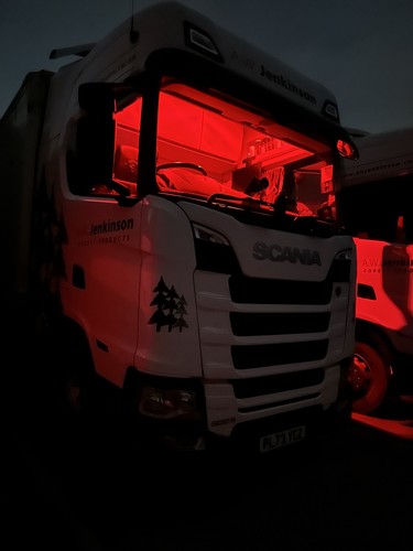 Scania innenraum roter led - roter,