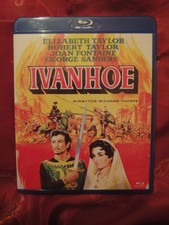 IVANHOE ROBERT TAYLOR  JOAN FONTAINE LIZ TAYLOR BLU RAY DEUTSCHER TON  WIE NEU!!
