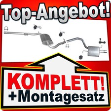 Auspuff für AUDI A4 (B6 B7) 1.6 ALZ 102PS Stufenheck / Kombi Avant Auspuffanlage