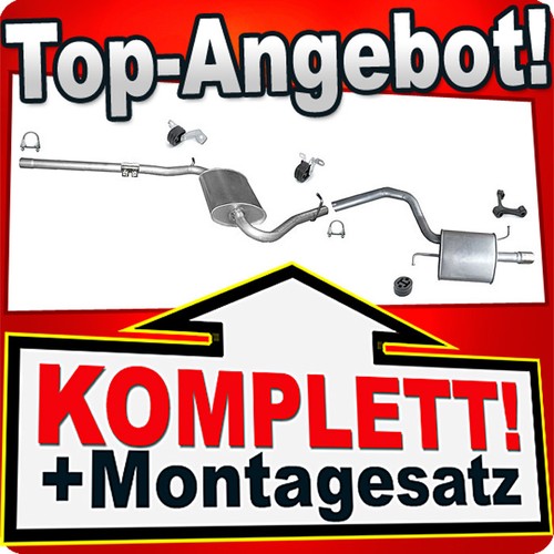 Auspuff für audi - für, (b6