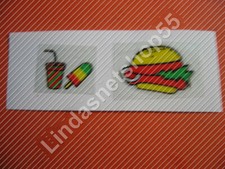  2 Ersatz Sticker Hamburger