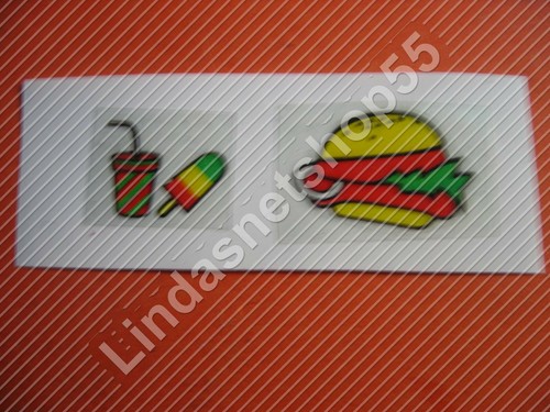 Ersatz sticker hamburger - ,