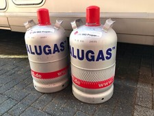 2 Alugasflaschen 11 kg