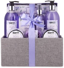 Damen Beauty Geschenkset Lavendel & Minze 12-tlg Badeset Körperpflege Set