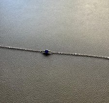 Silberarmband 925er mit Saphir