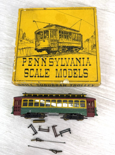 Vintage scale model trolley - vintage,