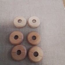 Heizungsrohr Rosette Echtholz  15mm Buche  Heizrohr-Abdeckung