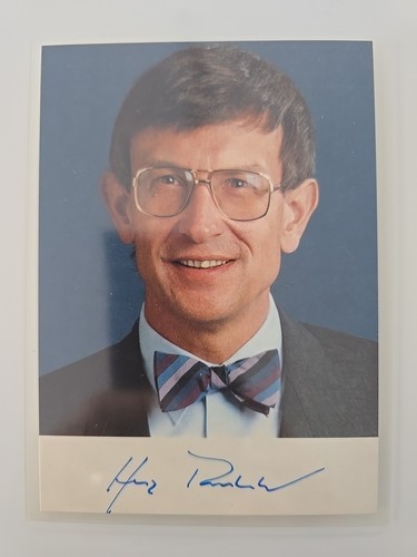 Heinz riesenhuber autogramm - riesenhuber,