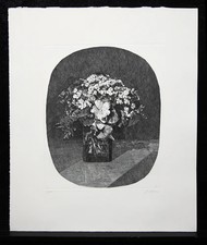 Sartorius, Malte - Stillleben mit Blumenvase - Radierung - handsigniert