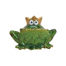 Froschkönig keramik figur - froschkönig,