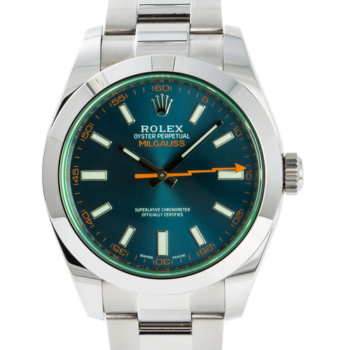 Rolex milgauss 116400gv 2019 - rolex,