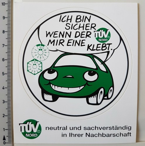 Aufkleber sticker tüv nord - aufkleber,