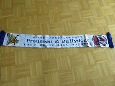 Schal Fanschal Eishockey Preussen & Bullydogs (Krefeld/Nordhorn) Rarität!!
