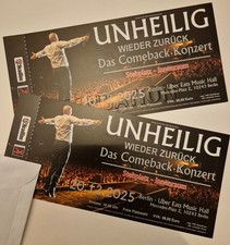 Unheilig Das Comeback Konzert 2 Tickets Berlin  20.12.2025 Stehplatz Innenraum 