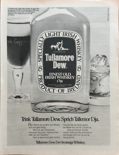Tullamore dew irish whiskey - tullamore,