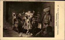 Künstlerkarte Kunstverlag Wolfrum ~1910 Künstler CODDE "Die Plünderung" alte AK