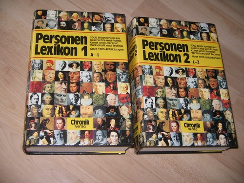 Bände personen lexikon - bände, "personen-lexikon