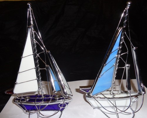 Deko segelboot glasboot schiff - deko,