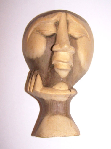 Holzmaske klein maske holz - klein,