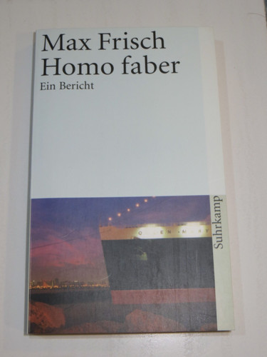 Homo faber von max frisch - faber,