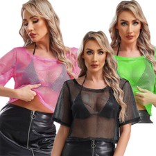 Damen Netzoberteil Festival