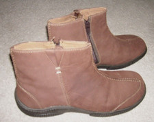 Velours Stiefelette Gr. 40 braun Fabiani neu * Bequem Lagenlook *