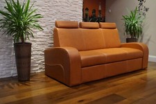 Echt Leder 3 Sitzer Sofa mit